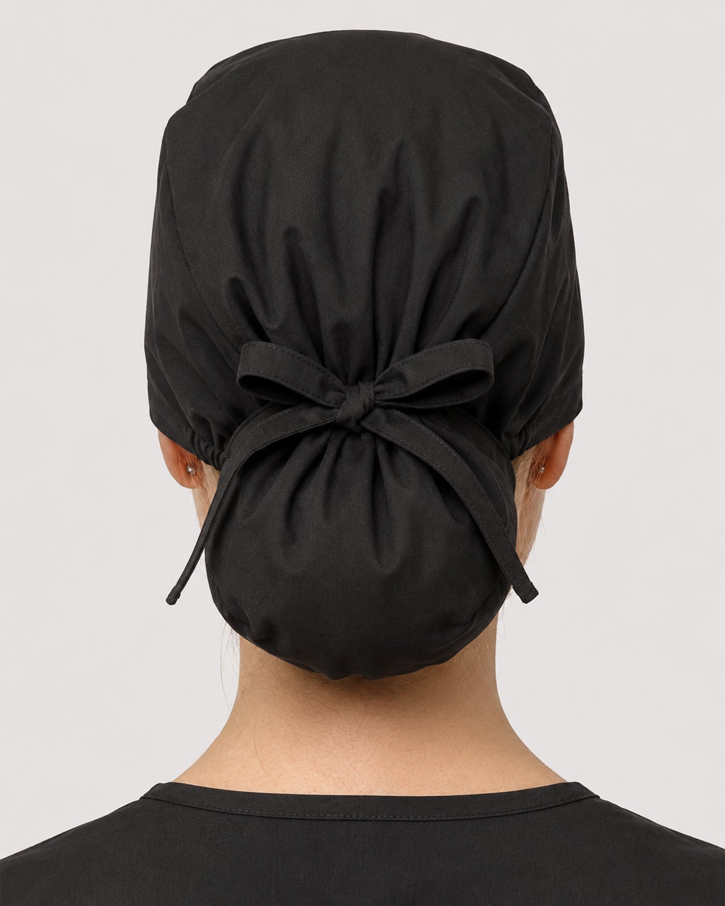 Premium Satin-Lined Scrub Cap Charcoal