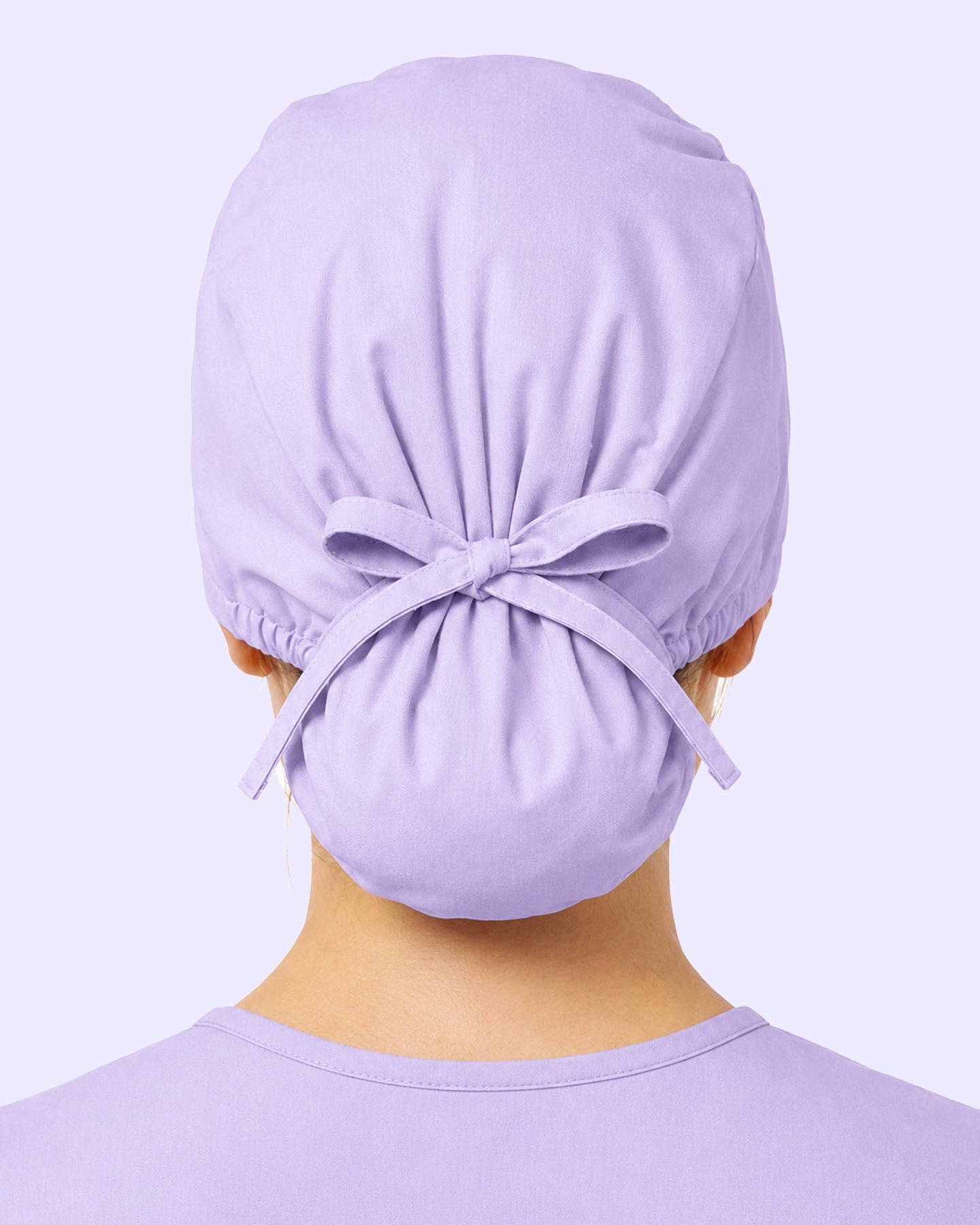 Premium Satin-Lined Scrub Cap Lavender