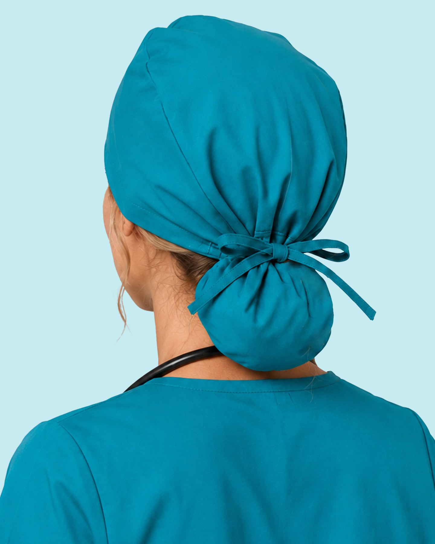 Premium Satin-Lined Scrub Cap Marina