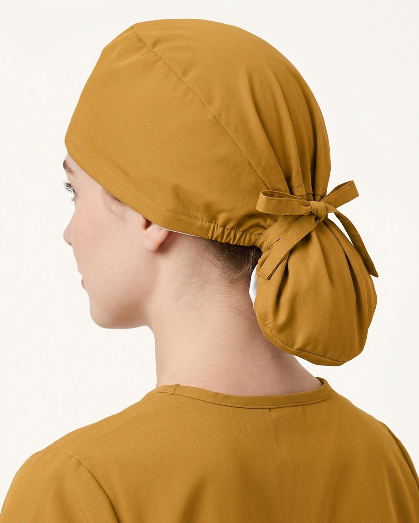Premium Satin-Lined Scrub Cap Cider