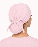 Premium Satin-Lined Scrub Cap Rose Quartz