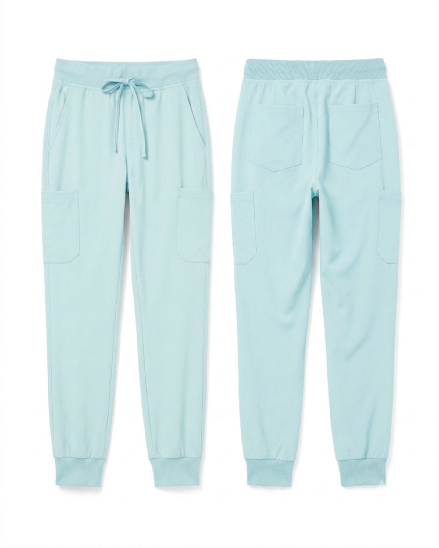 Men's 6-Pocket Jogger Scrub Pant Sky Blue