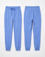 Men's 6-Pocket Jogger Scrub Pant Ceil Blue