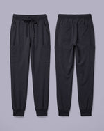 Men's 6-Pocket Jogger Scrub Pant Pewter