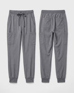 Women's 6-Pocket Jogger Scrub Pant Heather Gray