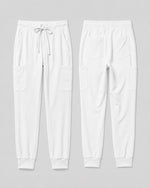 Men's 6-Pocket Jogger Scrub Pant White