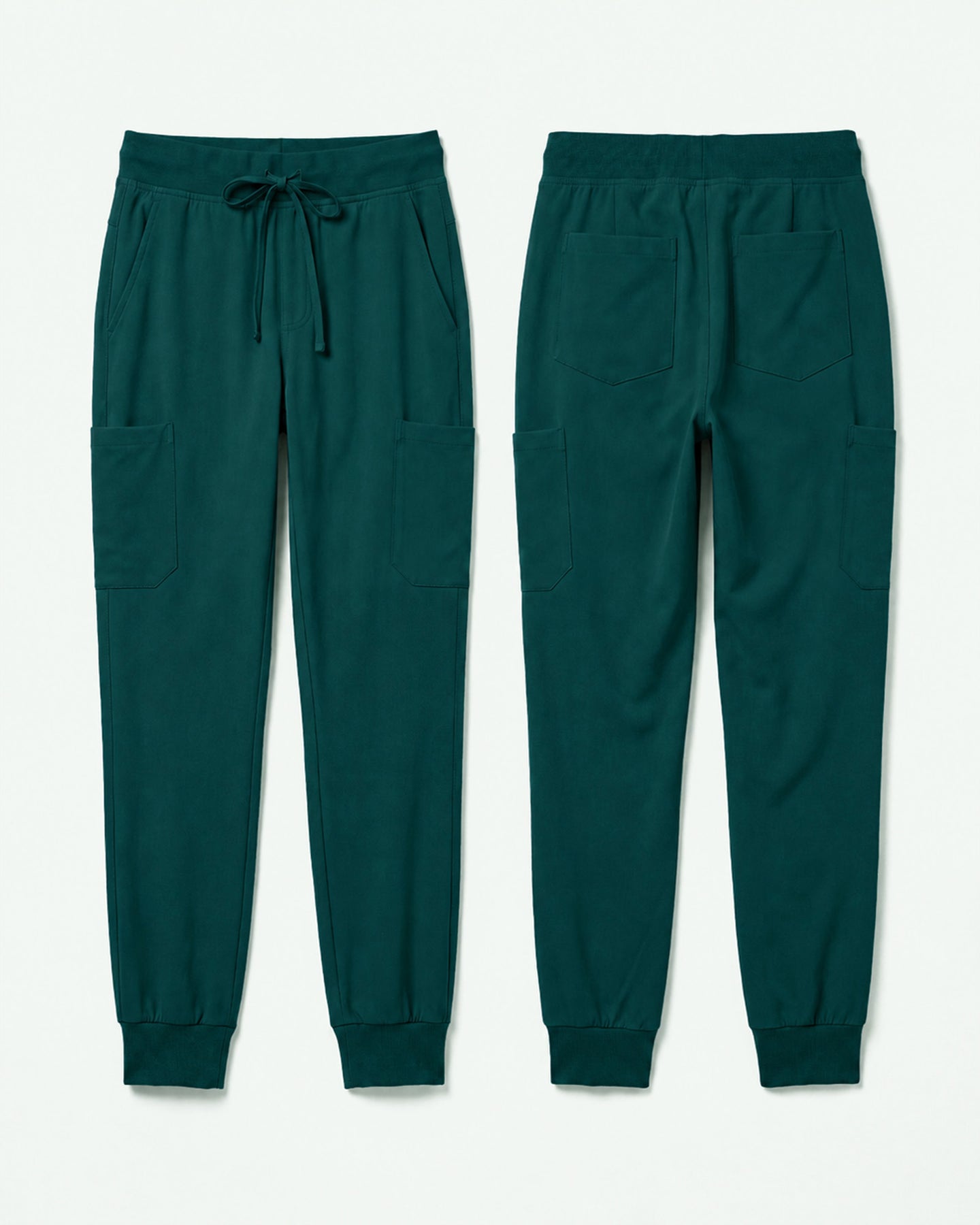 Men's 6-Pocket Jogger Scrub Pant Midnight Green