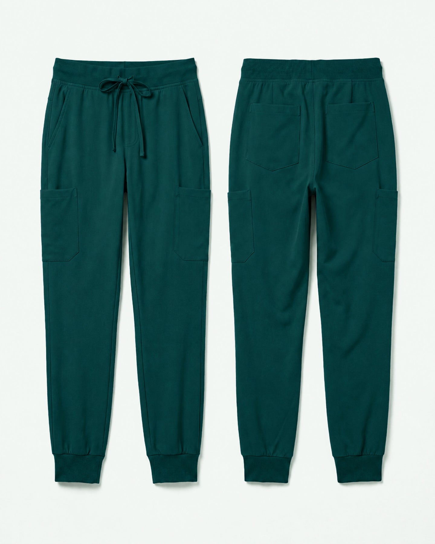 Women's 6-Pocket Jogger Scrub Pant Midnight Green