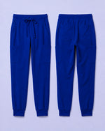 Women's 6-Pocket Jogger Scrub Pant Galaxy Blue