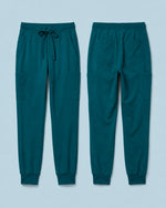 Men's 6-Pocket Jogger Scrub Pant Caribbean Blue