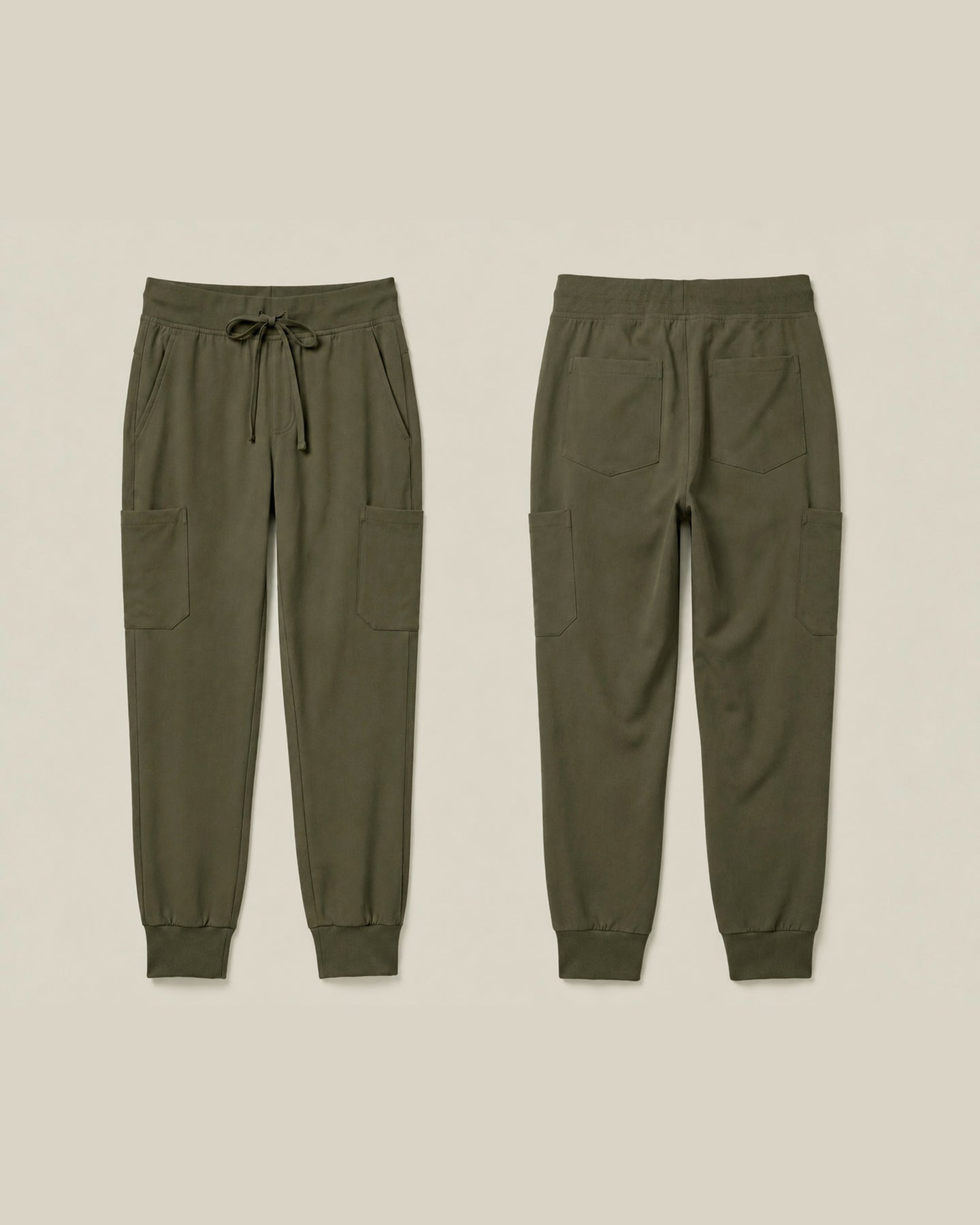 Men's 6-Pocket Jogger Scrub Pant Olive