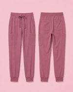 Men's 6-Pocket Jogger Scrub Pant Mauve
