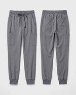 Men's 6-Pocket Jogger Scrub Pant Heather Gray