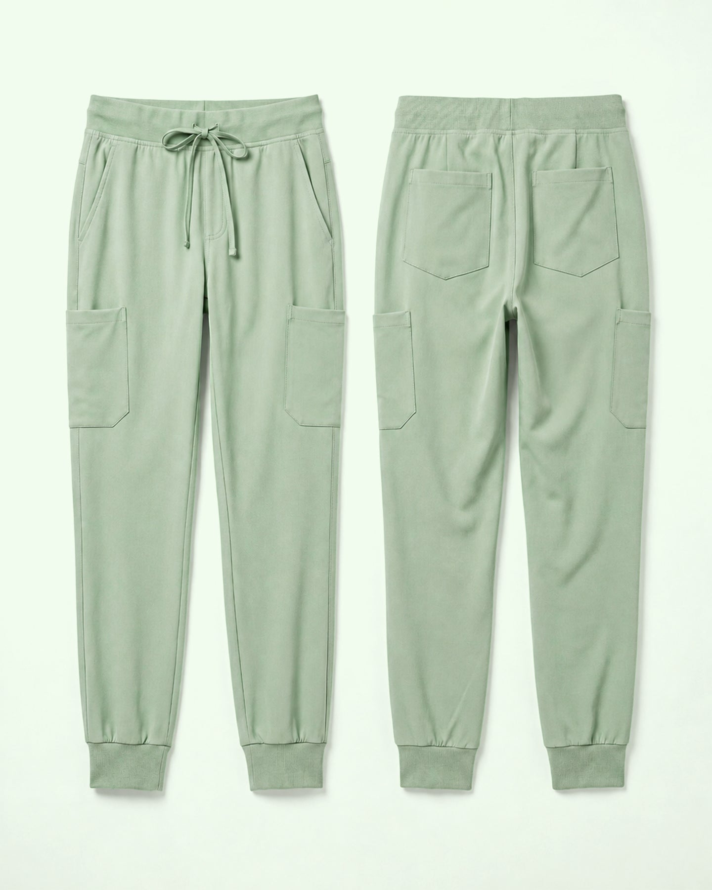 Women's 6-Pocket Jogger Scrub Pant Mint
