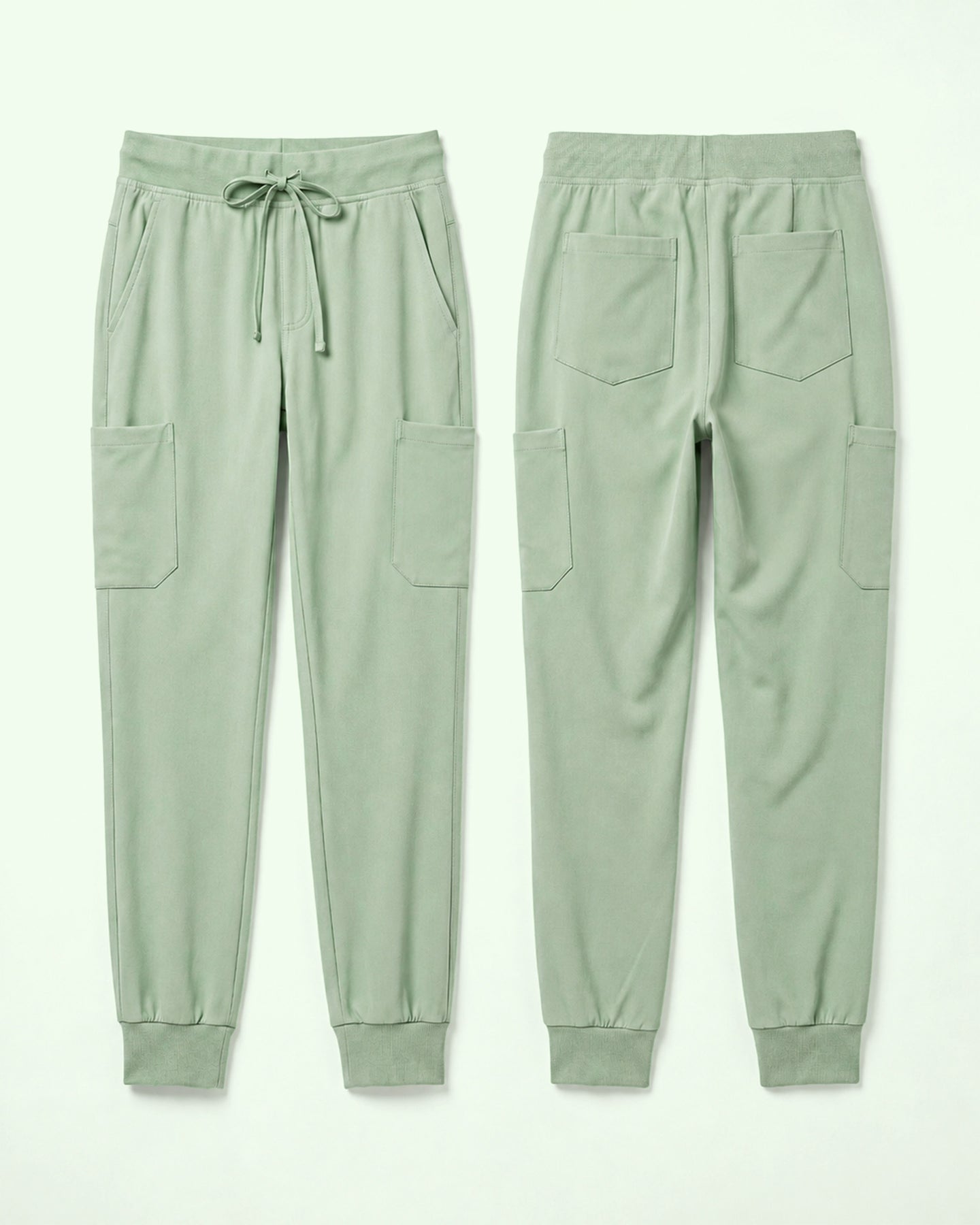 Men's 6-Pocket Jogger Scrub Pant Mint