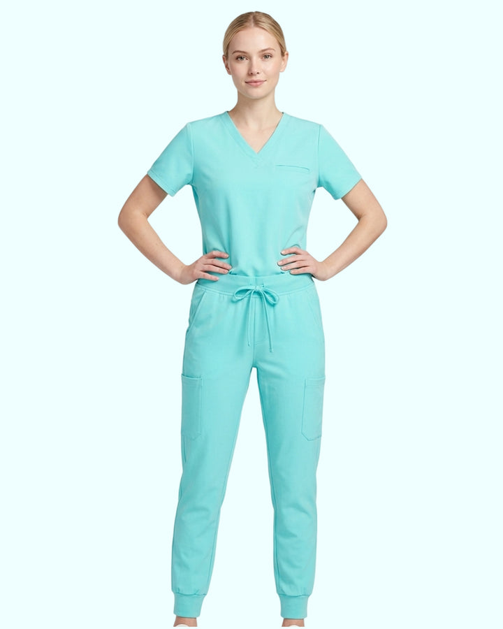 Women's 6-Pocket Jogger Scrub Pant Surf