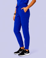 Women's 6-Pocket Jogger Scrub Pant Galaxy Blue