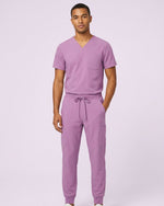 Men's 6-Pocket Jogger Scrub Pant Lilac