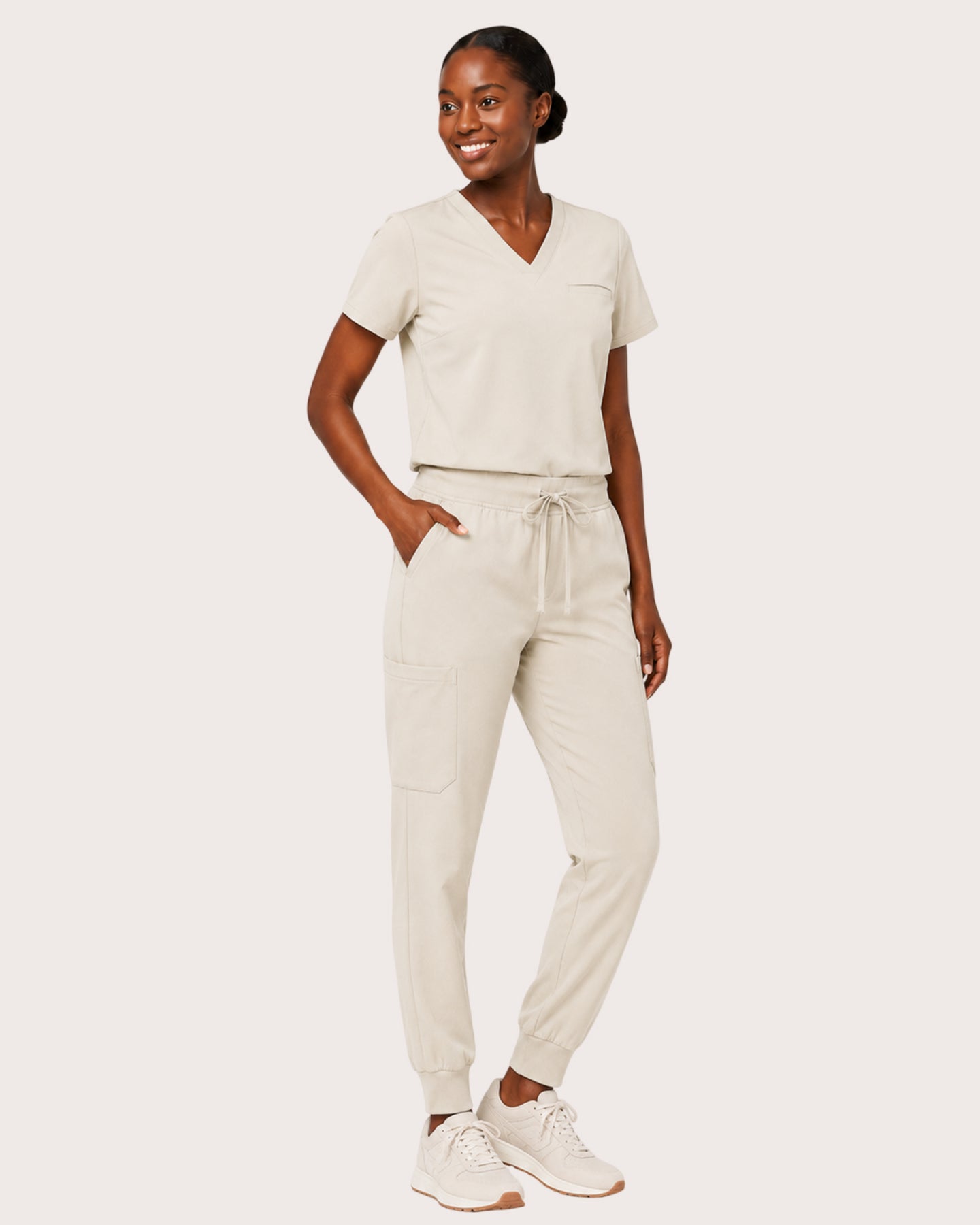 Women's 6-Pocket Jogger Scrub Pant Birch