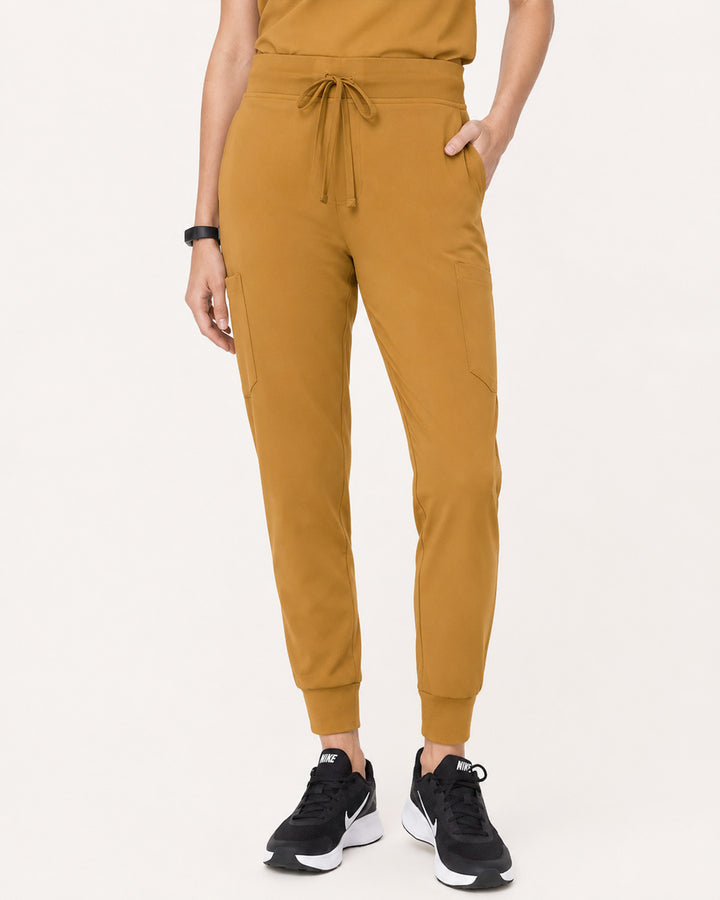 Women's 6-Pocket Jogger Scrub Pant Cider