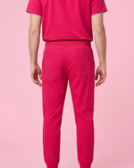 Men's 6-Pocket Jogger Scrub Pant Sangria