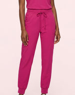 Women's 6-Pocket Jogger Scrub Pant Wild Berry