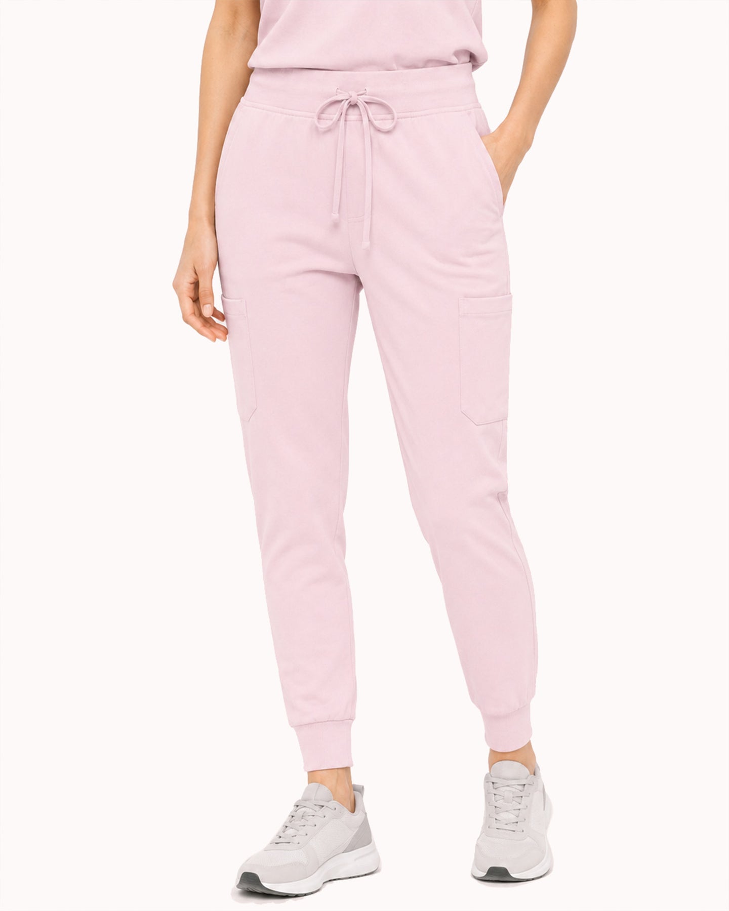 Women's 6-Pocket Jogger Scrub Pant Rose Quartz