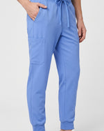 Men's 6-Pocket Jogger Scrub Pant Ceil Blue