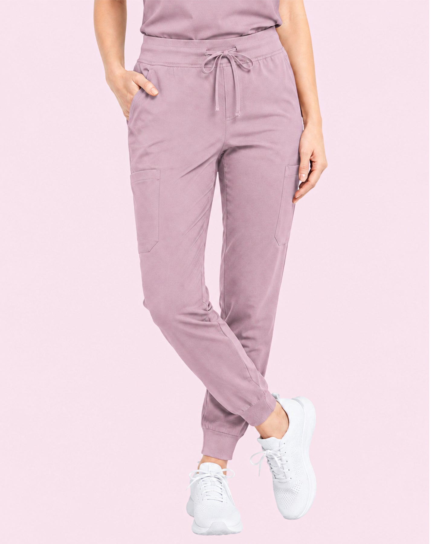 Women's 6-Pocket Jogger Scrub Pant Blossom