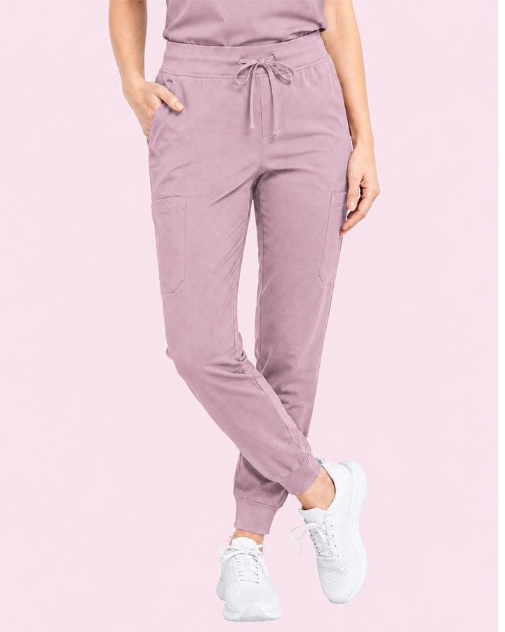 Women's 6-Pocket Jogger Scrub Pant Blossom