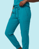 Women's 6-Pocket Jogger Scrub Pant Marina