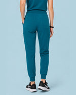 Women's 6-Pocket Jogger Scrub Pant Caribbean Blue