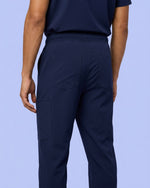 Men's 6-Pocket Jogger Scrub Pant Navy