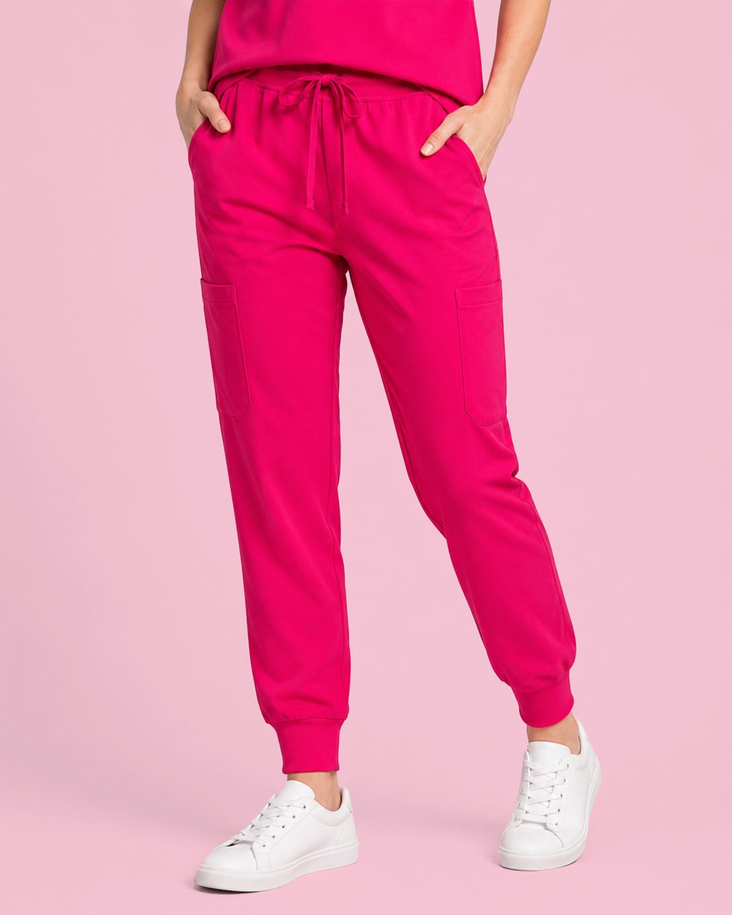 Women's 6-Pocket Jogger Scrub Pant Sangria