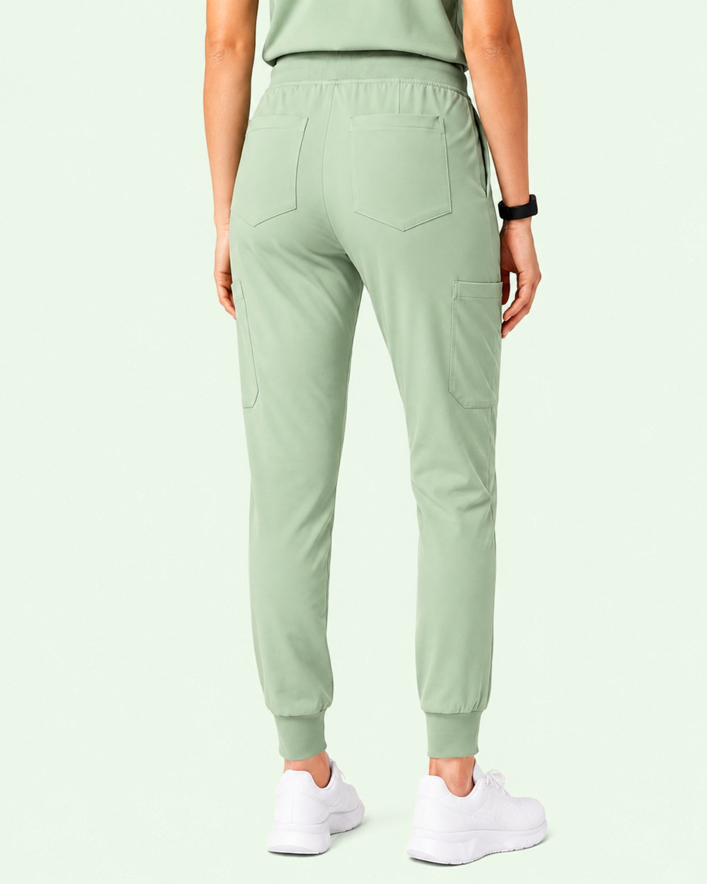 Women's 6-Pocket Jogger Scrub Pant Mint