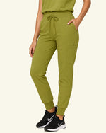 Women's 6-Pocket Jogger Scrub Pant Avocado