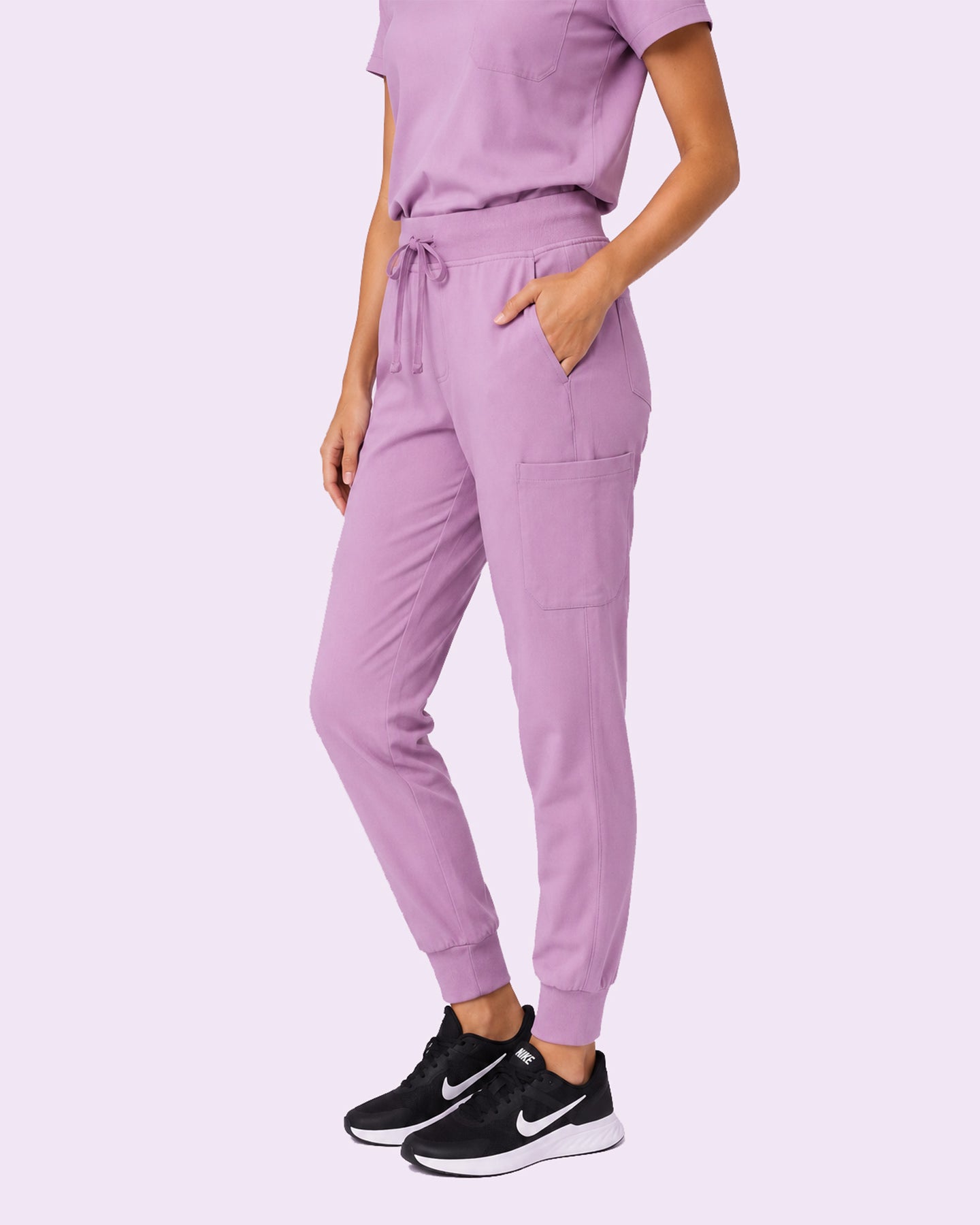 Women's 6-Pocket Jogger Scrub Pant Lilac
