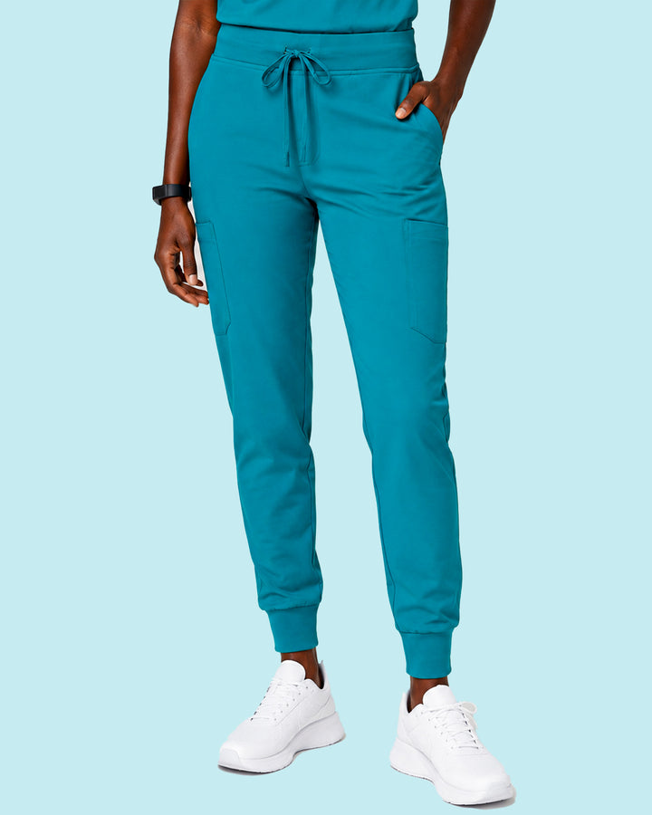Women's 6-Pocket Jogger Scrub Pant Marina