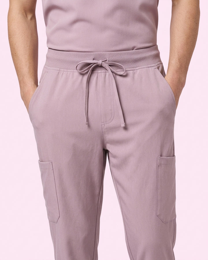 Men's 6-Pocket Jogger Scrub Pant Blossom