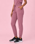 Women's 6-Pocket Jogger Scrub Pant Mauve