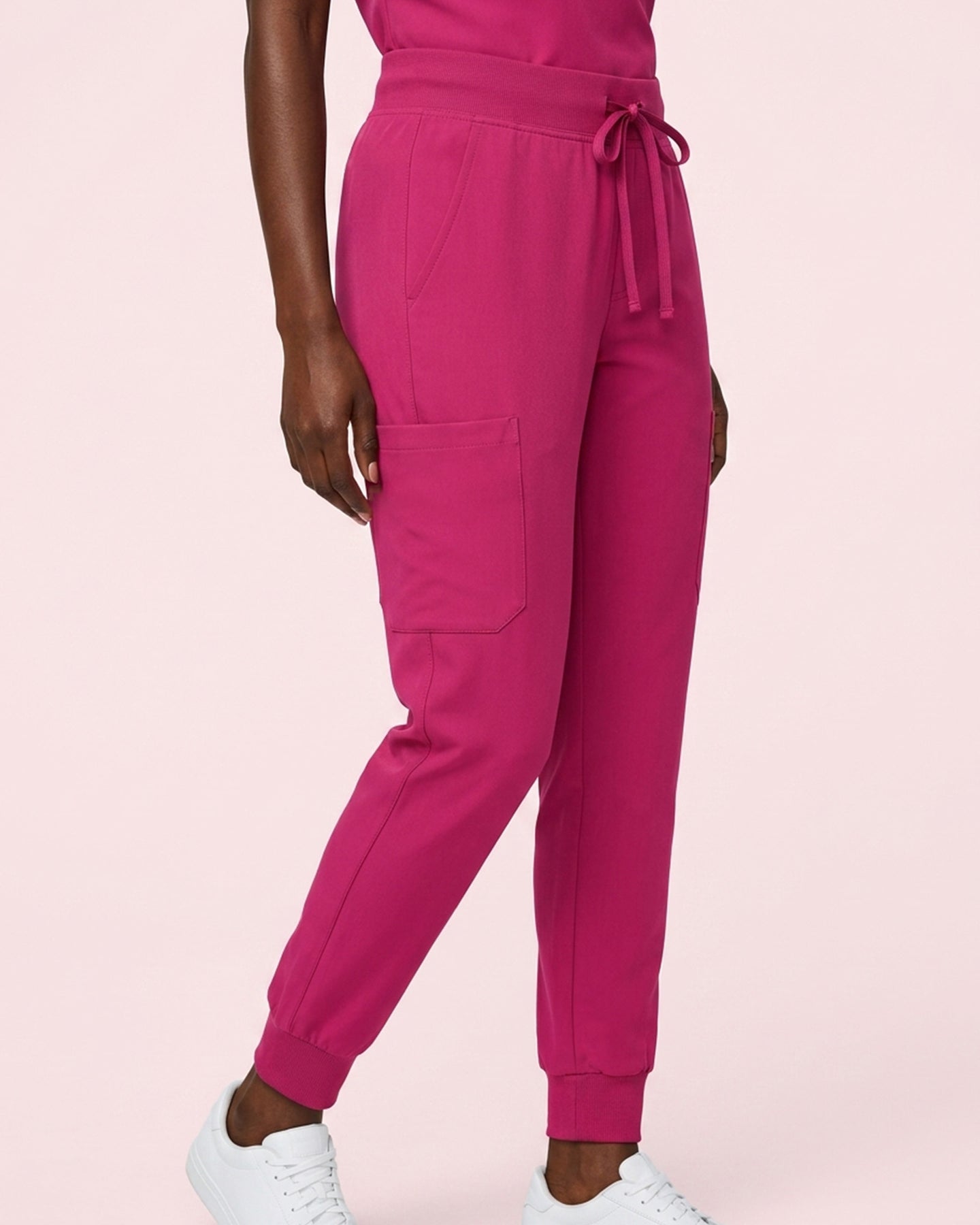 Women's 6-Pocket Jogger Scrub Pant Wild Berry
