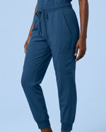 Women's 6-Pocket Jogger Scrub Pant Ocean