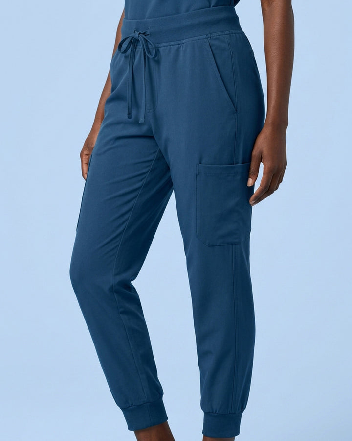 Women's 6-Pocket Jogger Scrub Pant Ocean