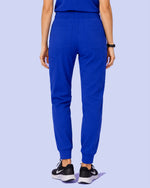 Women's 6-Pocket Jogger Scrub Pant Galaxy Blue