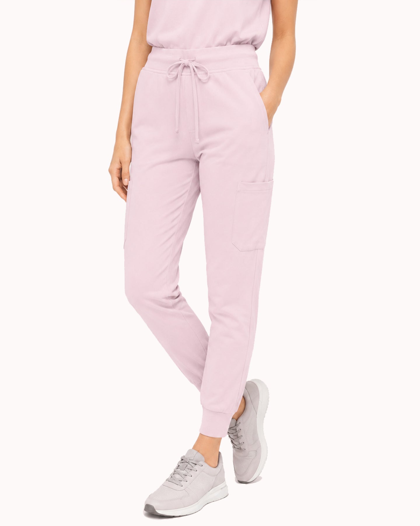 Women's 6-Pocket Jogger Scrub Pant Rose Quartz