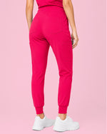 Women's 6-Pocket Jogger Scrub Pant Sangria