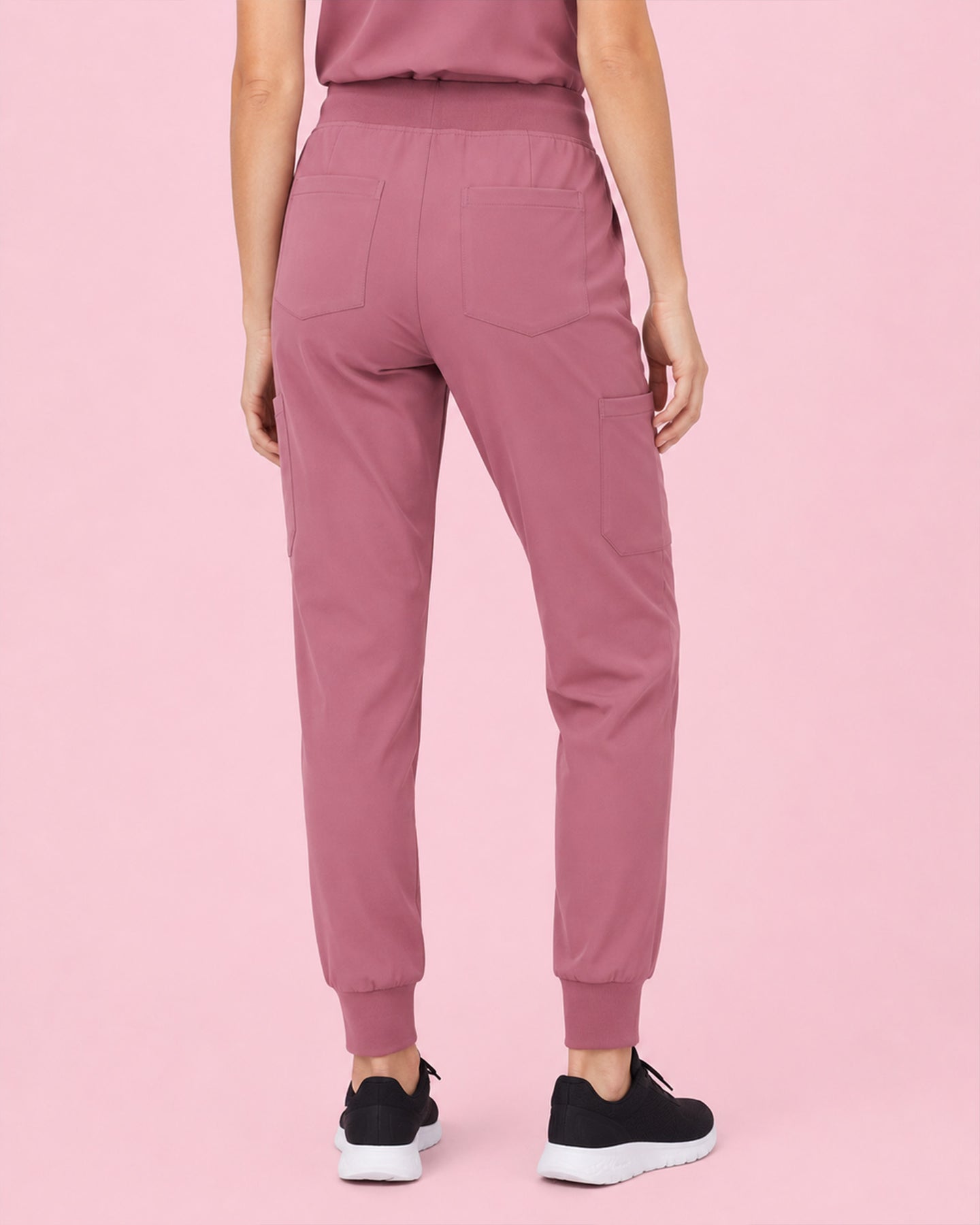 Women's 6-Pocket Jogger Scrub Pant Mauve
