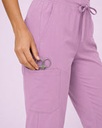 Women's 6-Pocket Jogger Scrub Pant Lilac