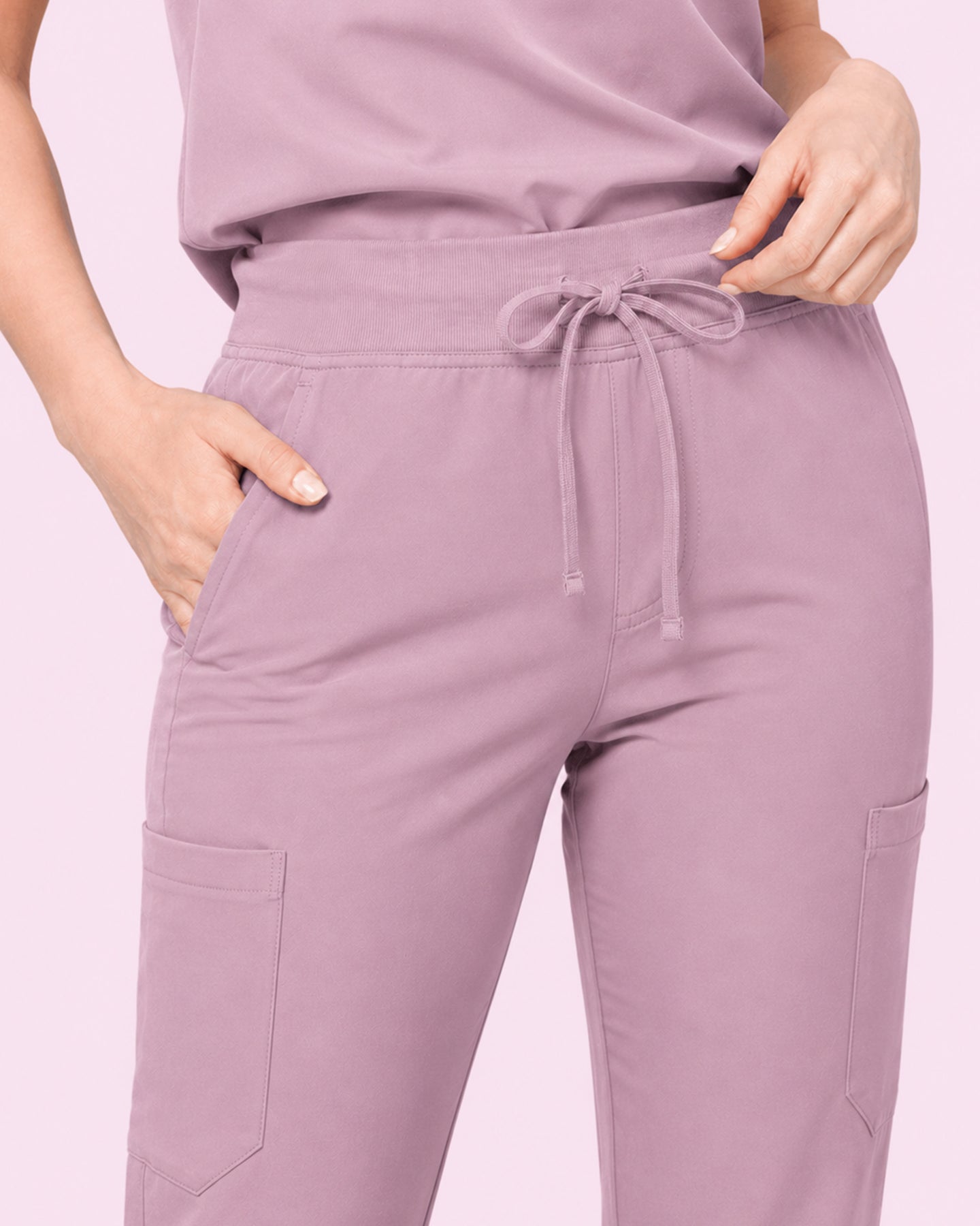 Women's 6-Pocket Jogger Scrub Pant Blossom