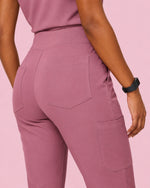 Women's 6-Pocket Jogger Scrub Pant Mauve